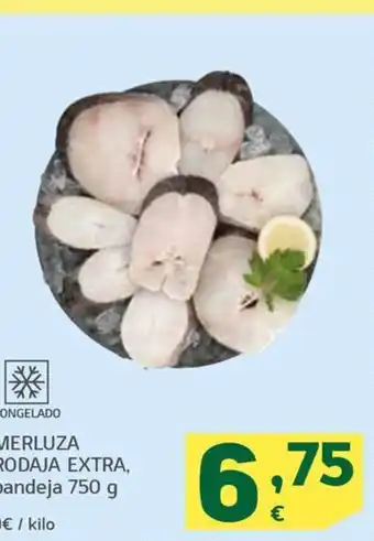 HiperDino MERLUZA RODAJA EXTRA, oferta