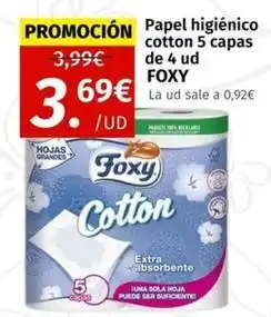 Maskom Supermercados Papel higiénico oferta