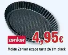 Froiz Zenker - molde rizado tarta 26 cm black oferta