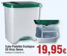 FROIZ Denox - cubo pedalbín ecológico 50 litros oferta