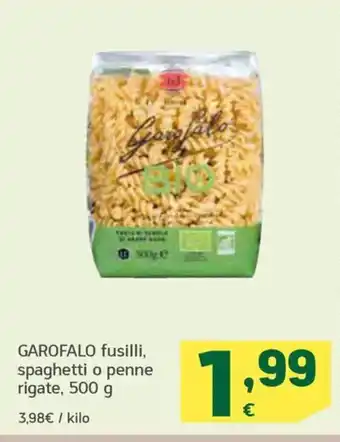 HiperDino GAROFALO fusilli, spaghetti o penne rigate, 500 g oferta