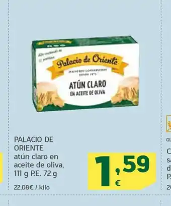 HiperDino PALACIO DE ORIENTE atún claro en oferta