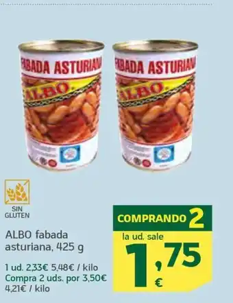 HiperDino ALBO fabada asturiana, 425 g oferta