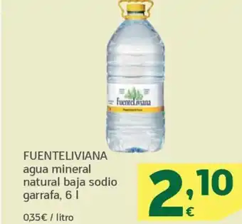 HiperDino FUENTELIVIANA agua mineral oferta