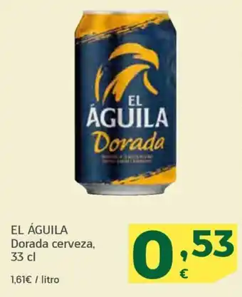 HiperDino EL ÁGUILA Dorada cerveza, oferta