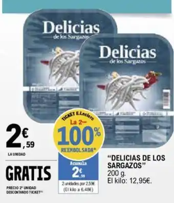 E.Leclerc "DELICIAS DE LOS SARGAZOS" oferta