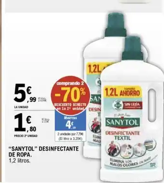 E.Leclerc "SANYTOL" DESINFECTANTE oferta