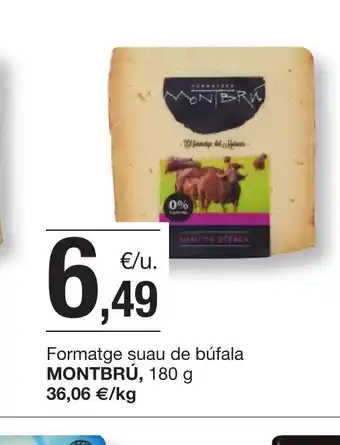 BonpreuEsclat Formatge de cabra Novell MONTBRU oferta