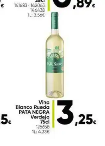 Family Cash Vino Blanco Rueda PATA NEGRA Verdejo oferta