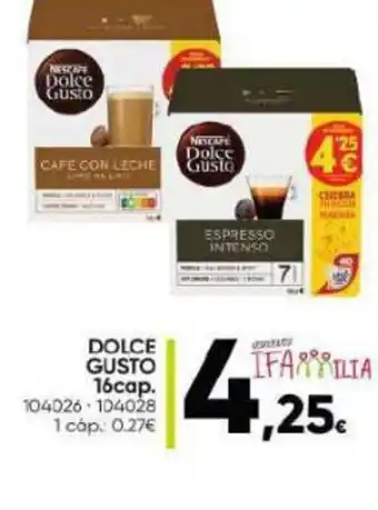Family Cash DOLCE GUSTO oferta