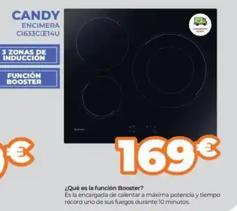 Pascual Martí CANDY ENCIMERA C1633C E14U oferta