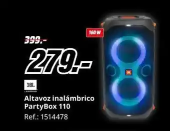 MediaMarkt Altavoz inalámbrico PartyBox 110 oferta