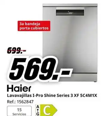 MediaMarkt Lavavajillas I-Pro Shine Series 3 XF 5C4M1X oferta