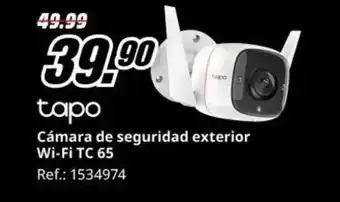 MediaMarkt Cámara de seguridad exterior Wi-Fi TC 65 oferta