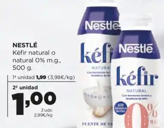 Alimerka NESTLÉ Kéfir natural o natural 0% m.g., oferta