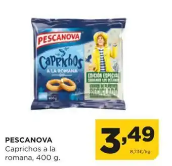 Alimerka PESCANOVA Caprichos a la romana, 400 g. oferta