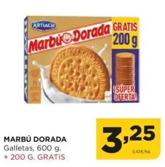 Alimerka MARBÚ DORADA Galletas, 600 g. oferta