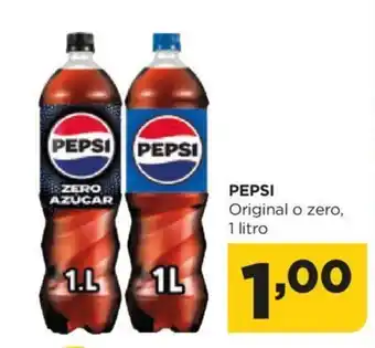 Alimerka PEPSI Original o zero, 1 litro oferta