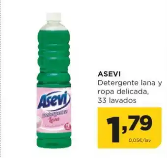 Alimerka ASEVI Detergente lana y ropa delicada, oferta
