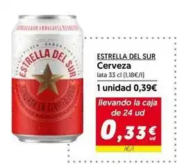 Hiper Usera Estrella del sur - cerveza oferta