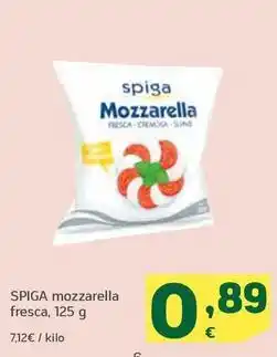 HiperDino Spiga - mozzarella fresca oferta