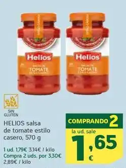 HiperDino Helios - salsa de tomate estilo casero oferta