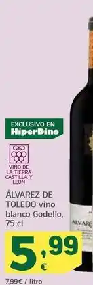 HiperDino Alvarez de toledo - vino blanco godello oferta