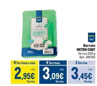 Makro Metro chef - burrata oferta