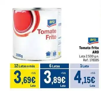 Makro Aro - tomate frito oferta