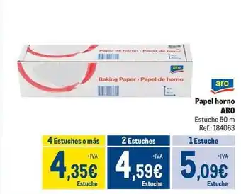 Makro Aro - papel horno oferta