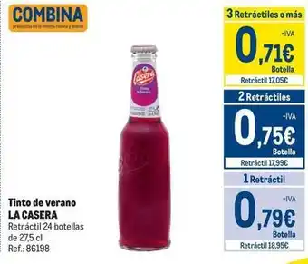 Makro La casera - tinto de verano oferta