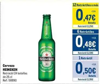 Makro Heineken - cerveza oferta