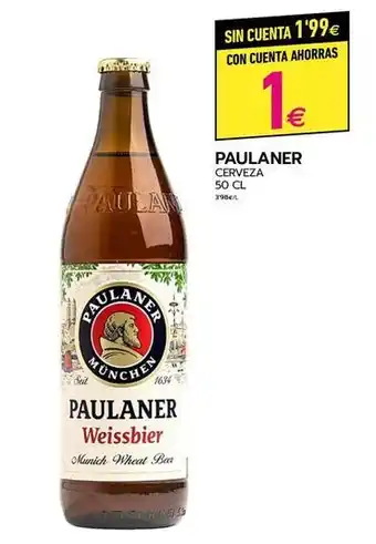 BM Supermercados Paulaner - cerveza oferta