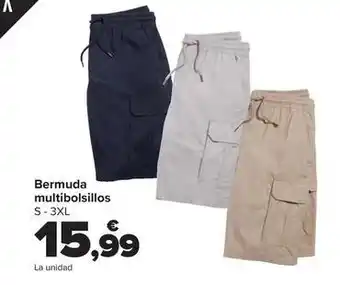 Carrefour Bermuda multibolsillos oferta