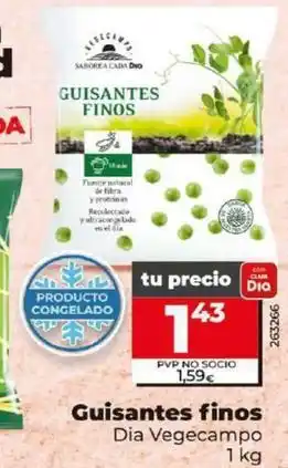 Dia Dia vegecampo - guisantes finos oferta