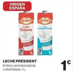 Hipercor Président - leche oferta