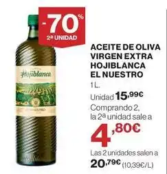 Hipercor Hojiblanca - aceite de oliva virgen extra el nuestro oferta