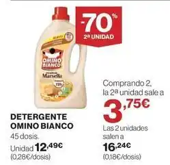 Hipercor Omino bianco - detergente oferta