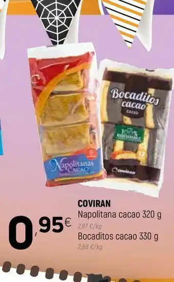 Coviran Napolitanas cacao p bocaditos cacao oferta