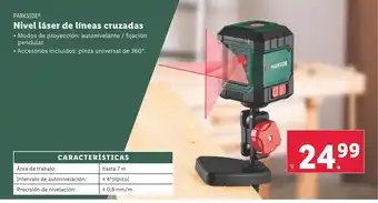 Nivel láser de líneas cruzadas