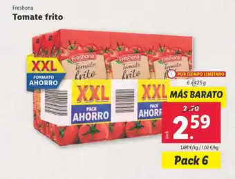 Lidl Freshona Tomate frito oferta