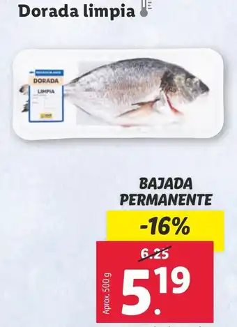 Lidl Dorada limpia oferta