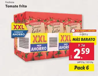 Lidl Tomate frito oferta