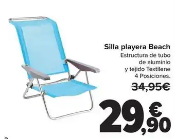 Carrefour Silla playera beach oferta