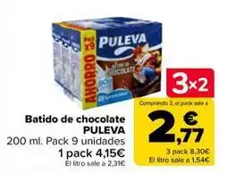 Carrefour Puleva - batido de chocolate oferta