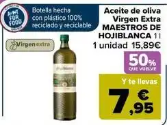 Carrefour Maestros de hojiblanca - aceite de oliva virgen extra oferta