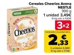 Carrefour Nestlé - cereales cheerios avena oferta