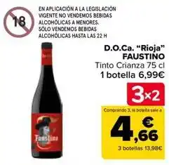 Carrefour Faustino - d.o.ca. “rioja oferta