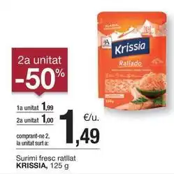 BonpreuEsclat Krissia - surimi fresc ratllat oferta