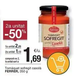 BonpreuEsclat Ferrer - tomàquet sofregit casolà oferta